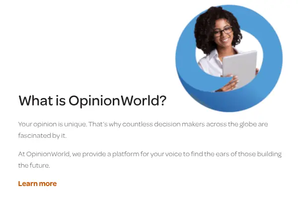 OpinionWorld Review: Is It Legit? 1 opinionworld is