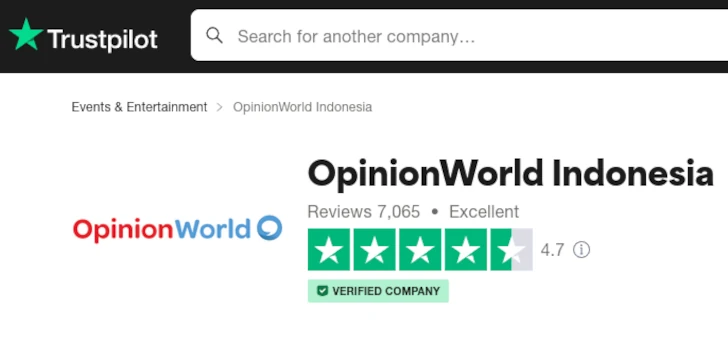 OpinionWorld Review: Is It Legit? 3 opinionworld trustpilot
