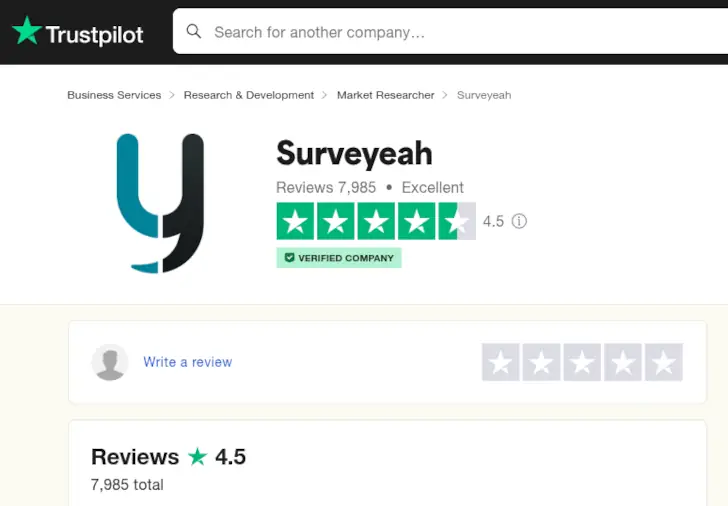 Surveyeah Review: Is It Legit or a Scam? 3 surveyeah trustpilot