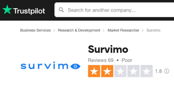 Survimo Review: Is It Worth Your Time? 3 survimo trustpilot