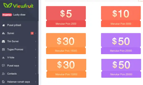 Viewfruit Review: Is It Worth Your Time? 2 viewfruit rewards