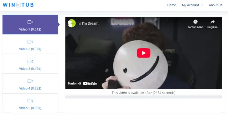 WinTub Review, Is It Legit or a Scam? 2 wintub video watching tasks