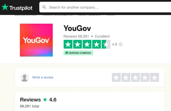 YouGov Review: Is It Legit and Worth Your Time? 3 yougov trustpilot