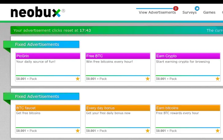 NeoBux Review, Is It Legit or a Scam? 1 neobux tasks
