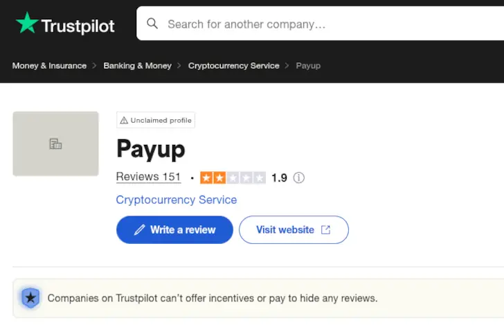 PayUp.Video Review, Is it Legit or a Scam 3 payup video trustpilot