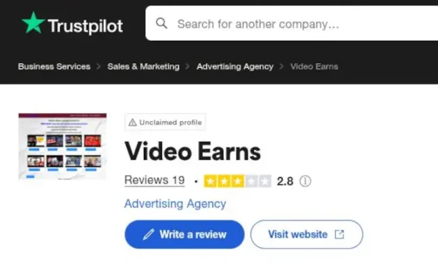Video Earns Top Review, Is It Legit or a Scam? 3 video earns top trustpilot