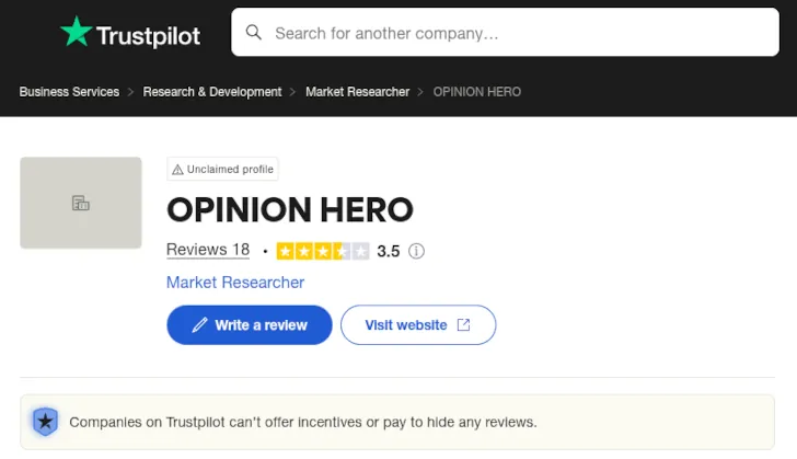 OpinionHero Review, Is It Legit or a Scam? 4 opinionhero scam