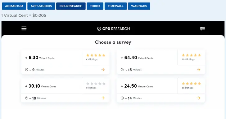 adbuxpro paid survey task