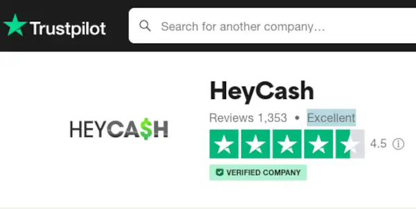 HeyCash Review, Is It Legit or a Scam? 4 heycash trustpilot