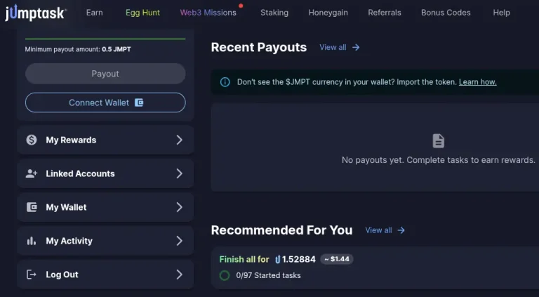 payment of jumptask