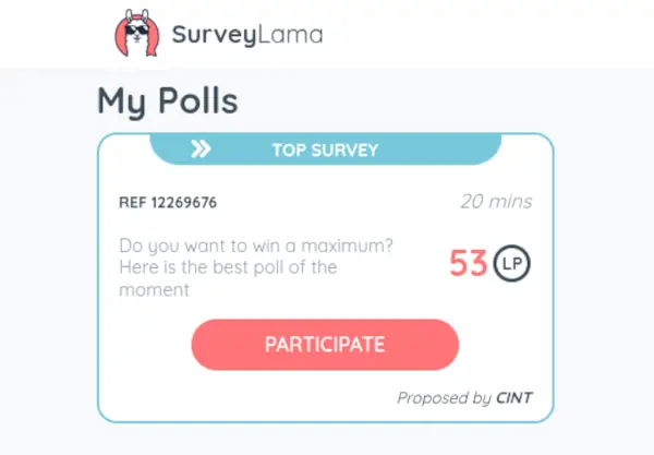 surveylama tasks