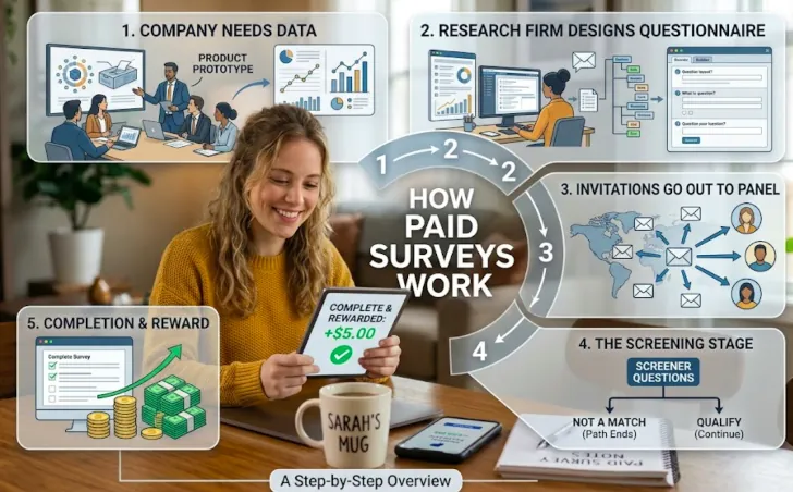 What Is a Paid Survey and How Does It Work? 1 how paid surveys work